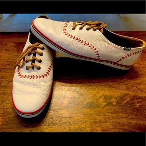 Keds baseball sneakers worn twice! Super cute!